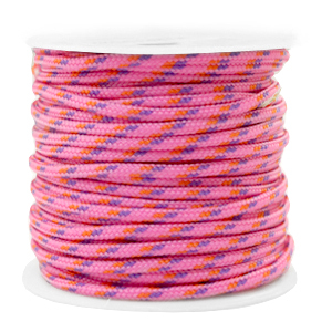 Cord&oacute;n estilo marino 2mm Rosa fuchsia