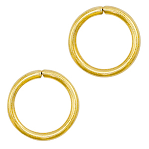 Fornituras acero inox anillas 11mm Dorado