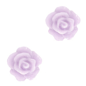 Abalorios rosa 10mm Pastel lila