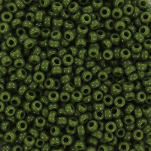 Rocalla Miyuki 11/0 Opaque avocado green 11-501