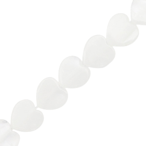 Piedras naturales coraz&oacute;n Blanco