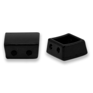 Abalorios Tile cuadrado Negro