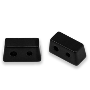 Abalorios Tile rect&aacute;ngulo Negro