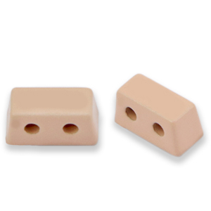 Abalorios Tile rect&aacute;ngulo Rosa empolvado