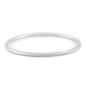 Pulsera imitaci&oacute;n Pan de Oro 3mm talla M Plateado