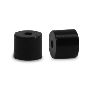 Piedras naturales disco 3x2mm Negro medianoche