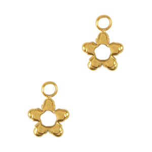 Colgantes Acero Inox estrella Dorado