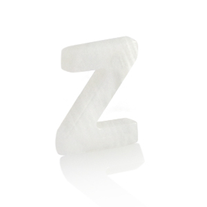 Colgantes conchas especial letra Z Blanco (color natural)