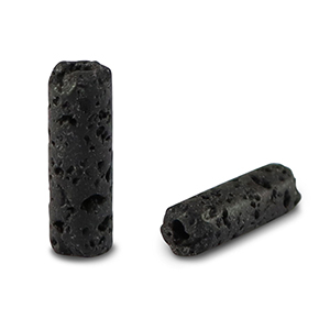 Piedras naturales Piedra Volc&aacute;nica tubo Negro