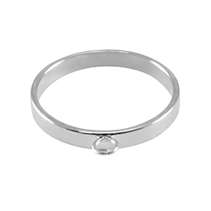 Fornituras Acero Inox anillos con anilla Plateado