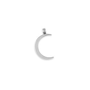 Colgantes Acero Inox La Luna Plateado