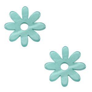 Colgantes Polaris Lucido flor Ocean azul