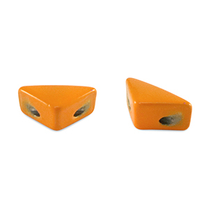 Abalorios Tile tri&aacute;ngulo Naranja