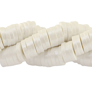 Abalorios Katsuki 6mm Blanco-revestimiento pearl shine
