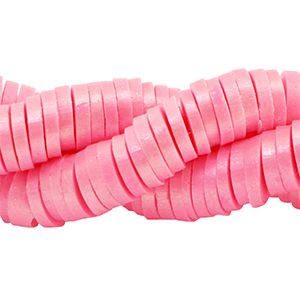 Abalorios Katsuki 4mm Rosa flamingo-revestimiento pearl shine