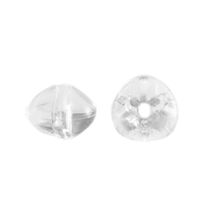 Abalorios acr&iacute;licos irregular faceteados Transparente