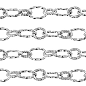 Fornituras Acero Inox cadena jasseron anclaje Plateado