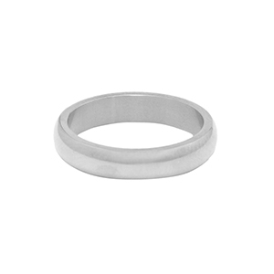 Anillos Acero Inox Plateado