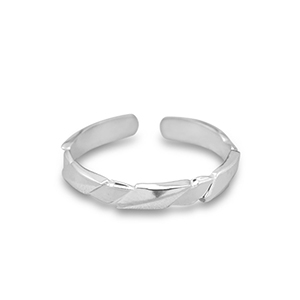 Anillos Acero Inox Plateado