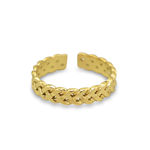 Anillos Acero Inox Dorado