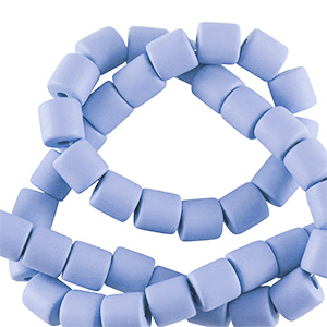 Abalorios de pol&iacute;meros 6mm Azul dichoso