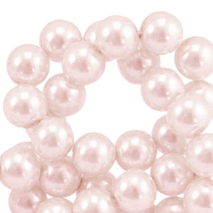Perlas de cristal 6mm Rosa claro