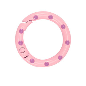 Fornituras coloridas anilla de llavero Rosa-p&uacute;rpura