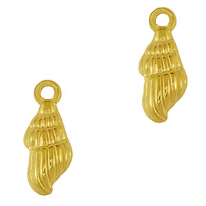 Colgantes Acero Inox bocina Dorado