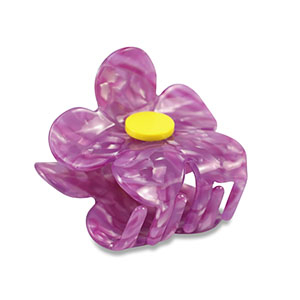 Accesorios pinza para el pelo flor P&uacute;rpura