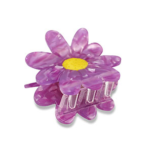 Accesorios pinza para el pelo flor P&uacute;rpura