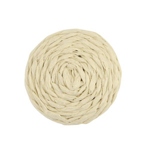 Colgantes Rafia 25mm Beige