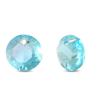 Colgantes de cristal redondos Aqua