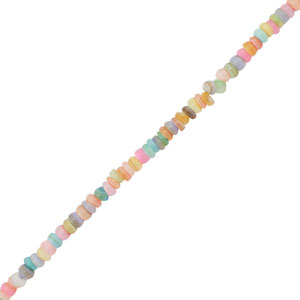 Abalorios conchas disco Multicolor pastel