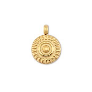Colgantes Acero Inox sol Dorado