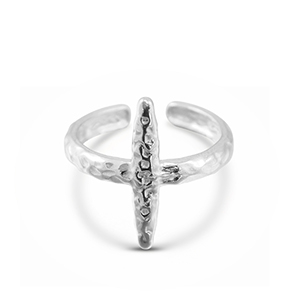 Anillos Acero Inox Plateado