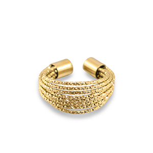 Anillos Acero Inox Dorado