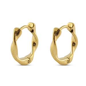 Pendientes Acero Inox Dorado