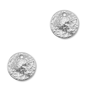 Colgantes Acero Inox redondos Plateado