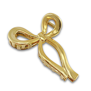 Accesorios pinza para el pelo lazo Dorado