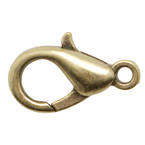 Fornituras met&aacute;licas DQ mosquet&oacute;n 12mm&nbsp; Bronce viejo (sin n&iacute;quel)
