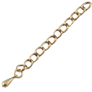 Extensi&oacute;n de cadena met&aacute;lica DQ Bronce viejo (sin n&iacute;quel)