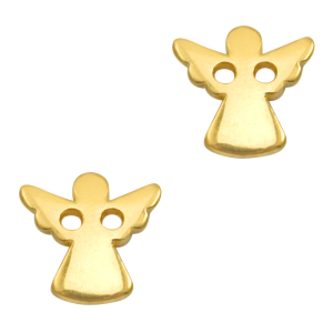 Colgantes metalicos DQ entrepieza &aacute;ngel Dorado (sin n&iacute;quel)