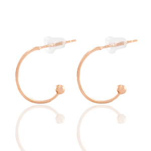 Fornituras met&aacute;licas DQ criollas 15mm Oro rosado (sin n&iacute;quel)
