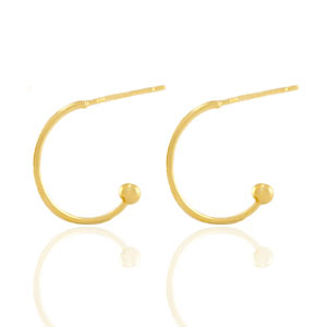 Fornituras met&aacute;licas DQ criollas 15mm Dorado (sin n&iacute;quel)