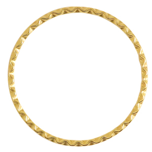 Fornituras met&aacute;licas DQ anillo cerrado 45mm Dorado (sin n&iacute;quel)