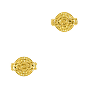 Abalorios met&aacute;licos DQ concha Dorado (sin n&iacute;quel)