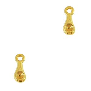 Colgantes met&aacute;licos DQ gota Dorado (sin n&iacute;quel)