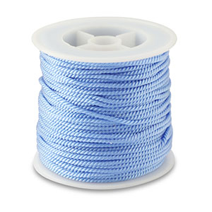 Cord&oacute;n trendy 2mm Azul claro