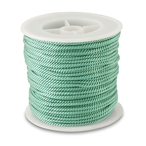 Cord&oacute;n trendy 2mm Verde oc&eacute;ano