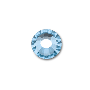 Preciosa SS20 base plana Aquamarine